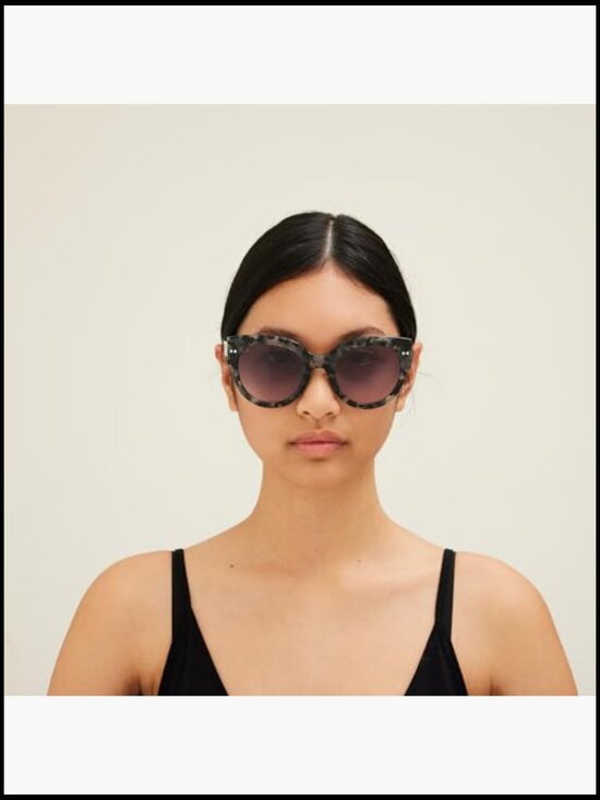 Women\'s Round Oval Acetate Sunglasses UV Protection Retro Festival main image 4